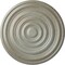 Ekena Millwork Carton Ceiling Medallion (For Canopies up to 2 5/8"), Hand-Painted Flash Gold, 12 5/8"OD x 1"P CM13CAFLS - alternate 1